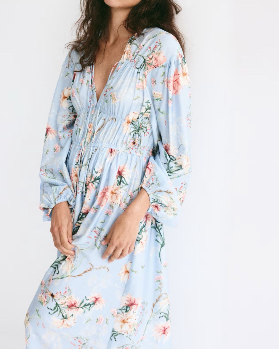Light blue floral dress

#LTKSeasonal