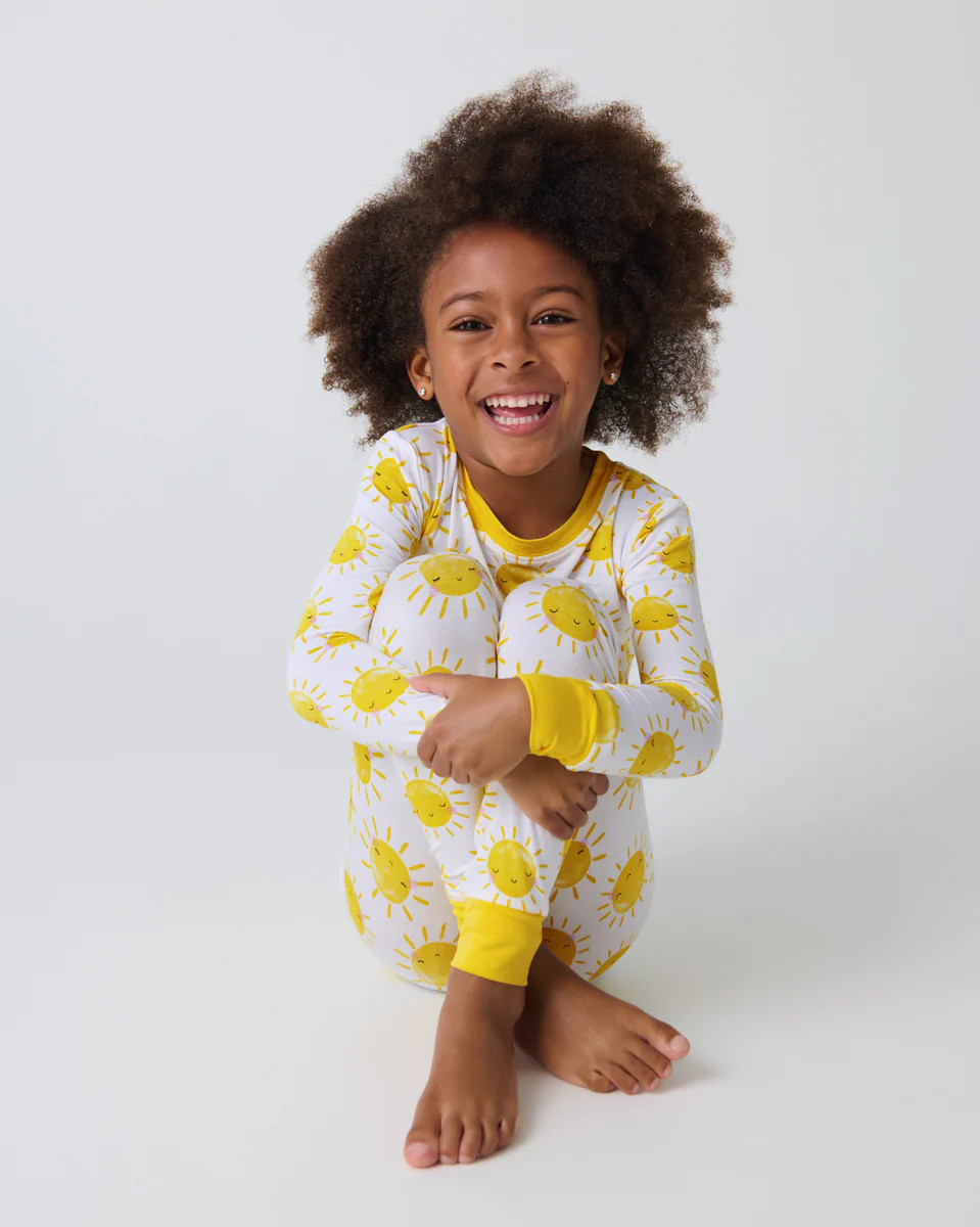 Sunshine Two-Piece Pajama Set | Little Sleepies