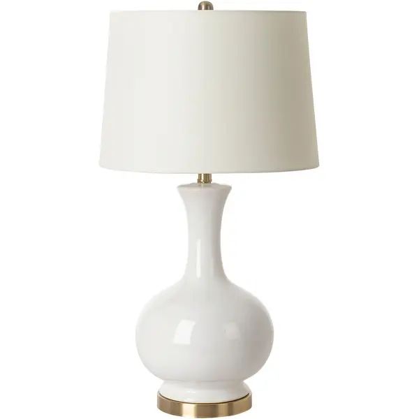 Limiteti Glossy Curvy Modern Table Lamp - 29"H x 16"W x 16"D - Overstock - 36790434 | Bed Bath & Beyond