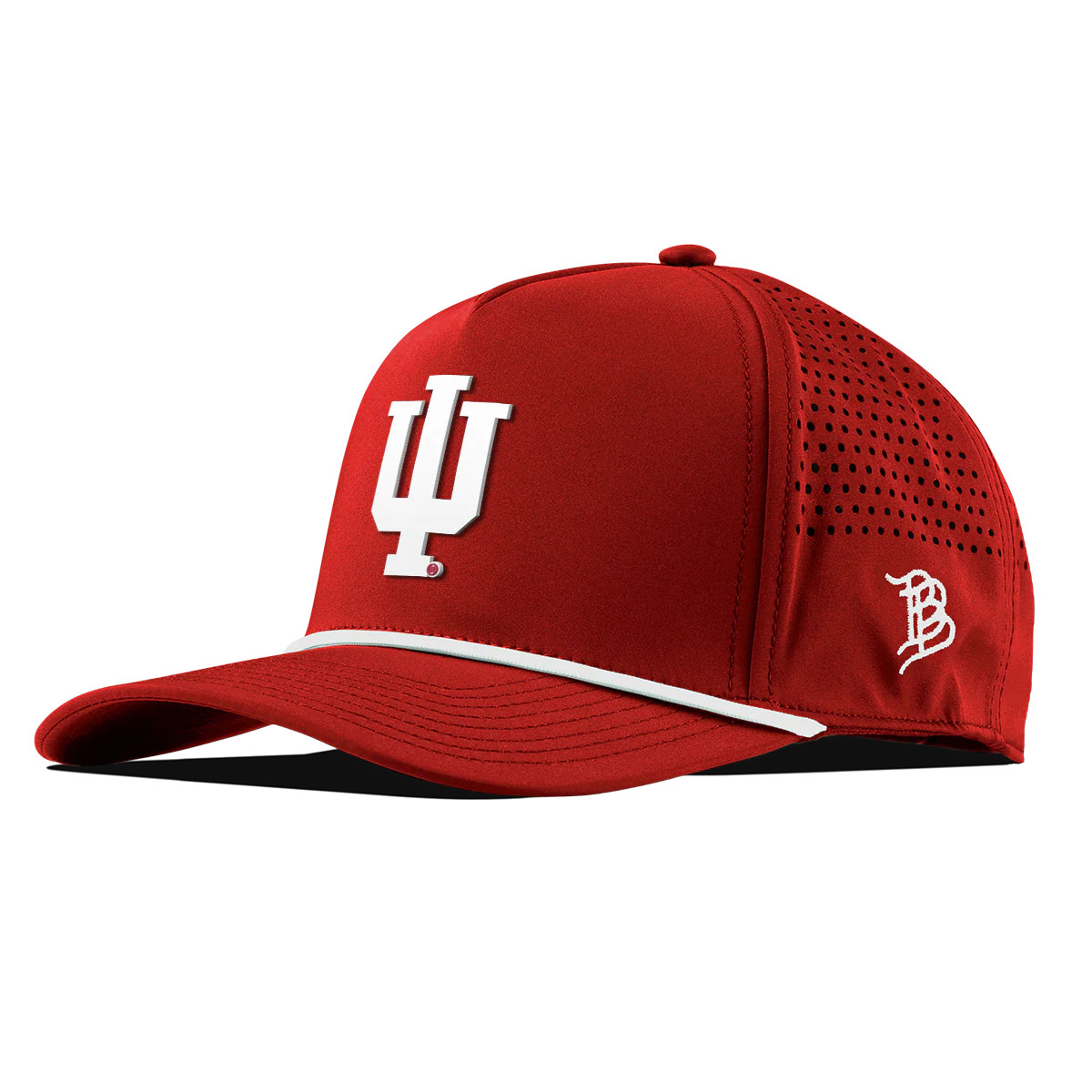 Indiana University "Whiteout Indiana Team Logo" Curved 5 Panel Rope | Branded Bills | Branded Bills
