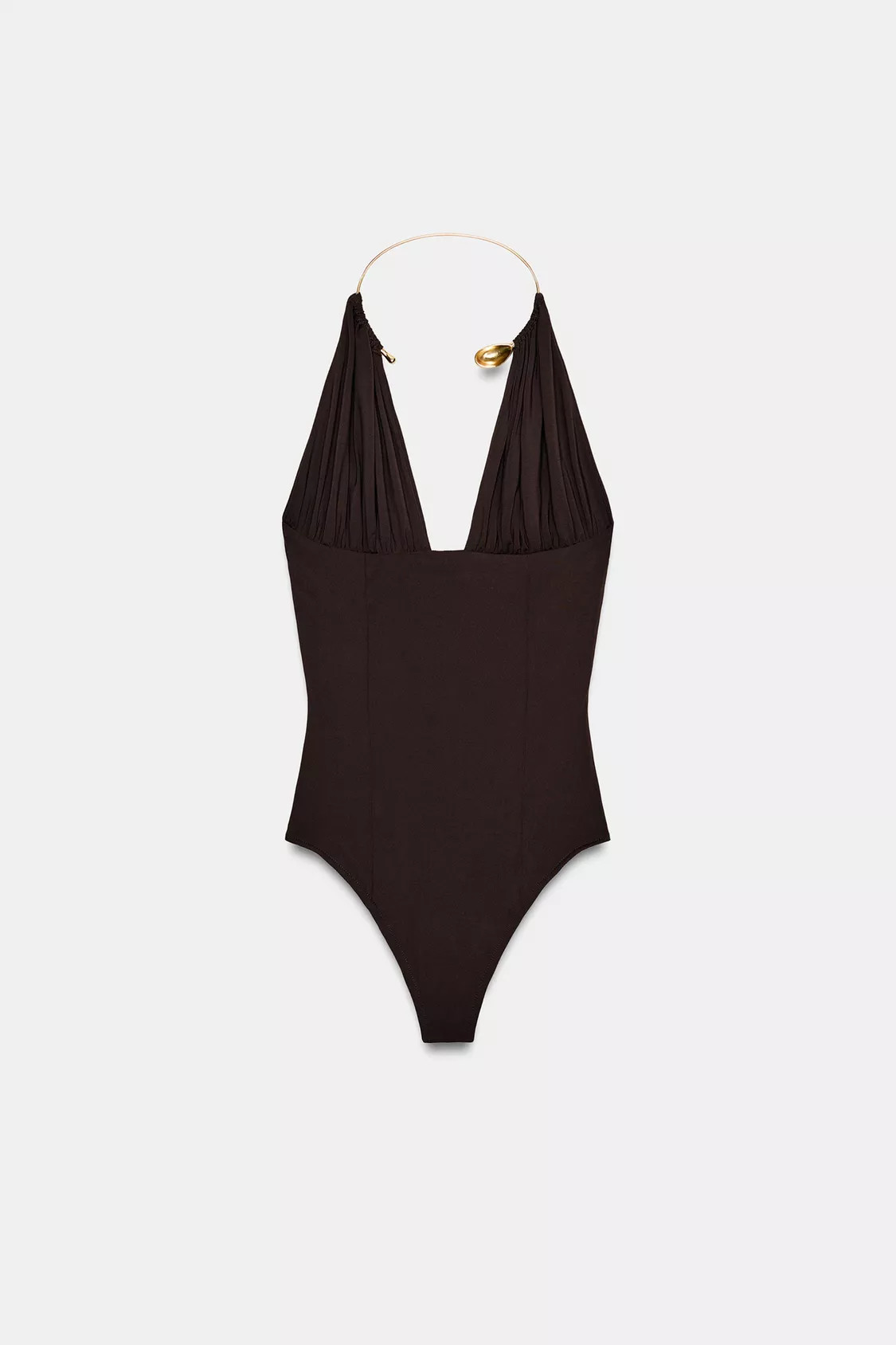 CHOKER POLYAMIDE BODYSUIT | Zara US
