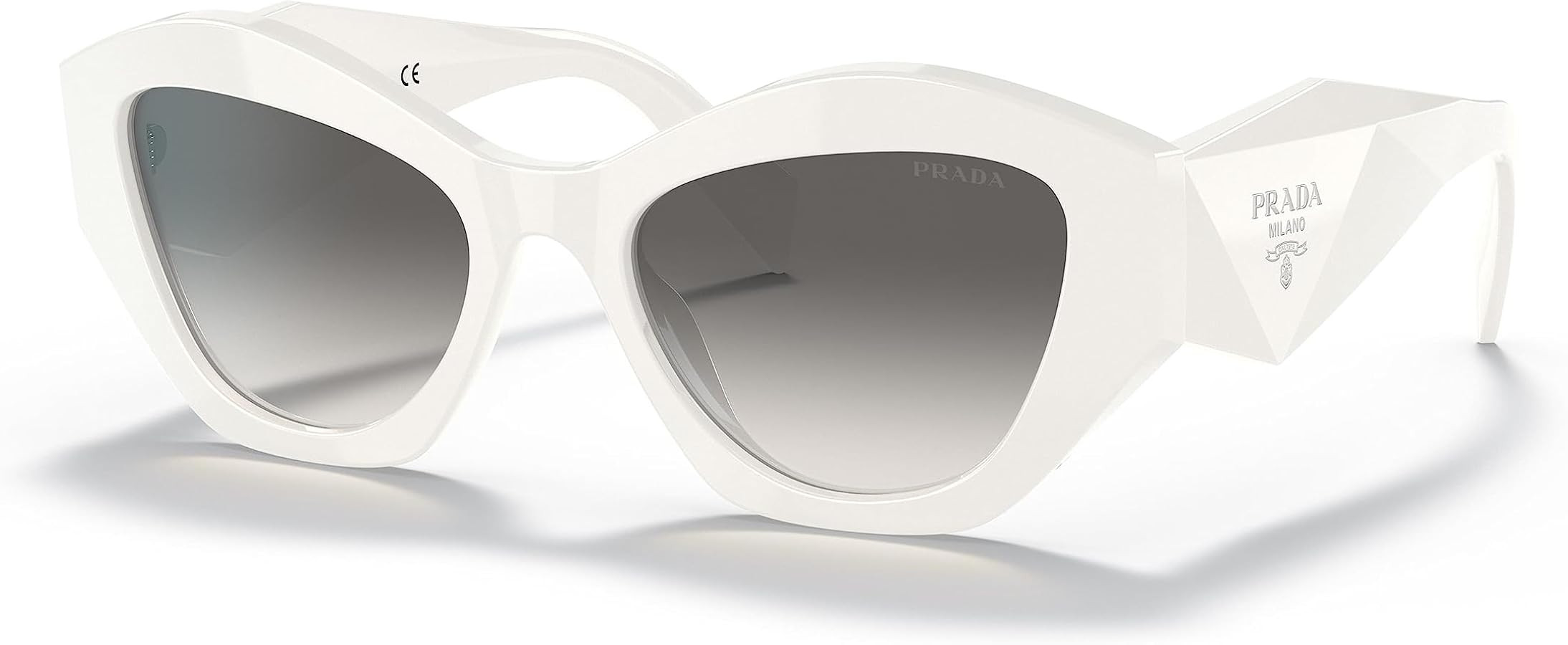 Sunglasses Prada PR 7 YS 142130 White | Amazon (US)