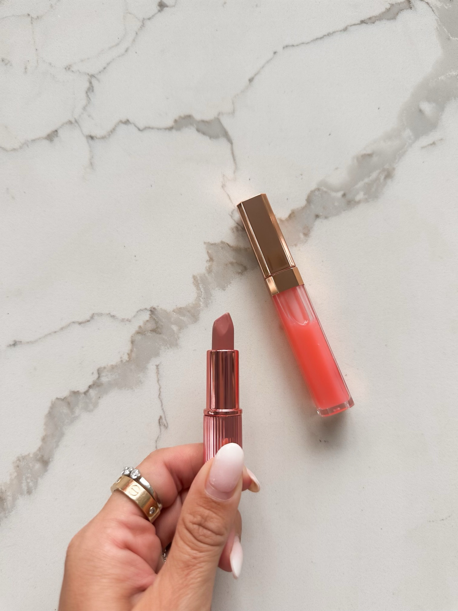 Todays lip combo the perfect pinky red lip for summer  

#LTKFindsUnder50 #LTKBeauty