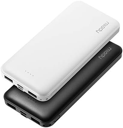 2-Pack Miady 10000mAh Dual USB Portable Charger, Fast Charging Power Bank with USB C Input, Backu... | Amazon (US)