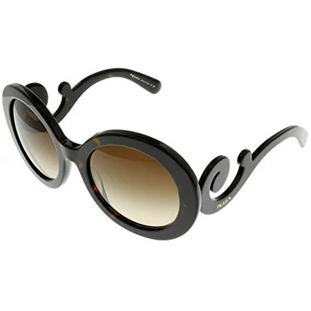Prada Sunglasses Women Havana PR27NS 2AU-6S1 Round Size: Lens/ Bridge/ Temple: 55-22-135 | Walmart (US)