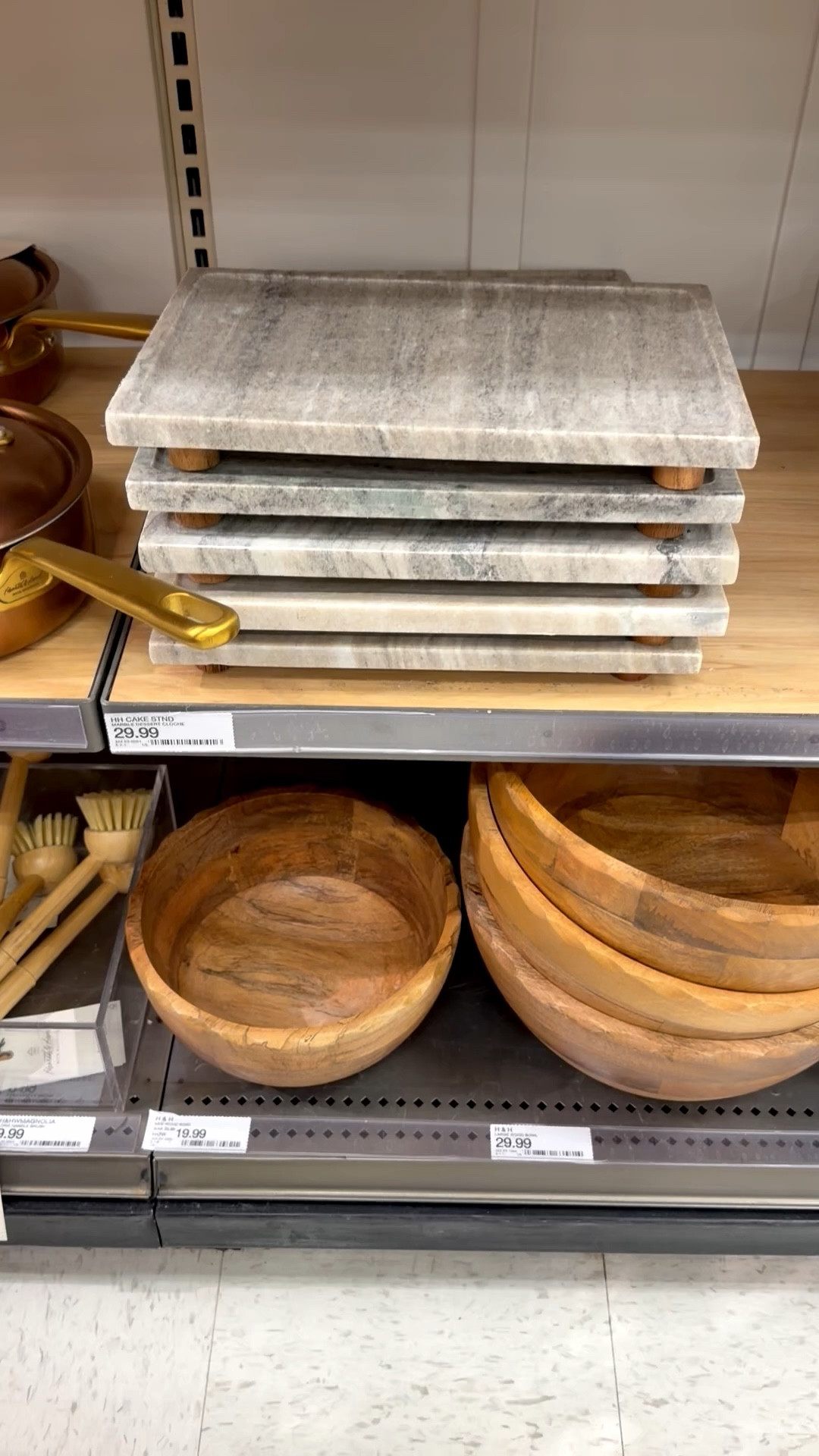 My Target has plenty of three trays in stock that are perfect for kitchen counter styling 