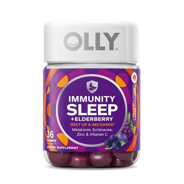 OLLY Immunity Sleep Gummies - Elderberry - 36ct | Target