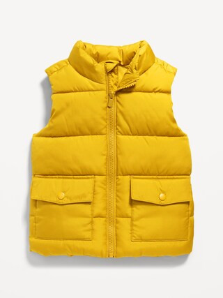 Unisex Frost-Free Water-Resistant Puffer Vest for Toddler | Old Navy (US)