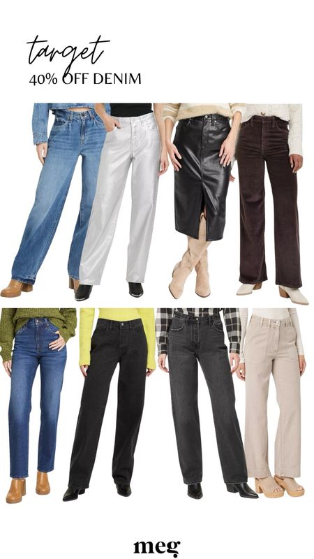 40% off denim today at target! 

Target fashion. Target denim. Target jeans. Leather pants. 



#LTKsalealert #LTKstyletip #LTKSeasonal