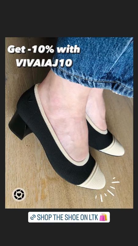 The Perfect Low Heel For Work  🤍🖤🤍

These elegant black & white cap toe heels by @Vivaia are my new wardrobe staple. I adore their monochrome look and that super CHIC retro vibe. 

Besides them looking incredibly stylish, they are comfy too. The heel is just the right hight, 4,5cm/1,77” because nobody has time for uncomfortable footwear. Actually they are named Running Heels, which is probably the best shoe news I’ve heard in a while 🥰

JULIE round-toe chunky heel feels true to size, although Vivaia recommends going a size up. I’m wearing my normal EU37/UK4/US6.5. The shoes have a smooth anti-slip rubber sole that feels solid under my feet.

These shoes are knitted from six PET bottles that were discarded in the ocean. What a clever way to repurpose material that would otherwise just float there destroying marine life ♻️

Get 10% off with my code
✨ VIVAIAJ10 ✨

Ballerina pumps, comfortable heels, block heel, shoes for office, Black & White shoes, round-toe chunky heels, old money style, elegant style, effortless chic, quiet luxury


#vivaia  #vpurpose #vivaiaonmyway 


#LTKstyletip #LTKworkwear #LTKshoecrush
