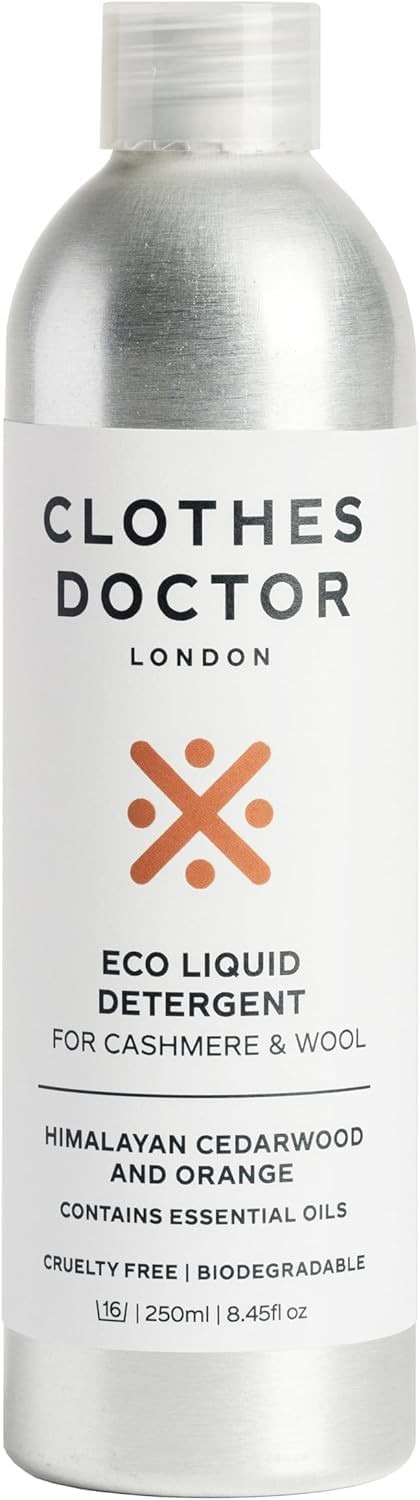 Clothes Doctor Wool & Delicates Detergent | Machine & Hand Wash Laundry Shampoo | Soften, Scent & Nourish your Knitwear, Cashmere, Mohair, Angora, Silk, Delicates | 250ml 16 Washes | Amazon (UK)
