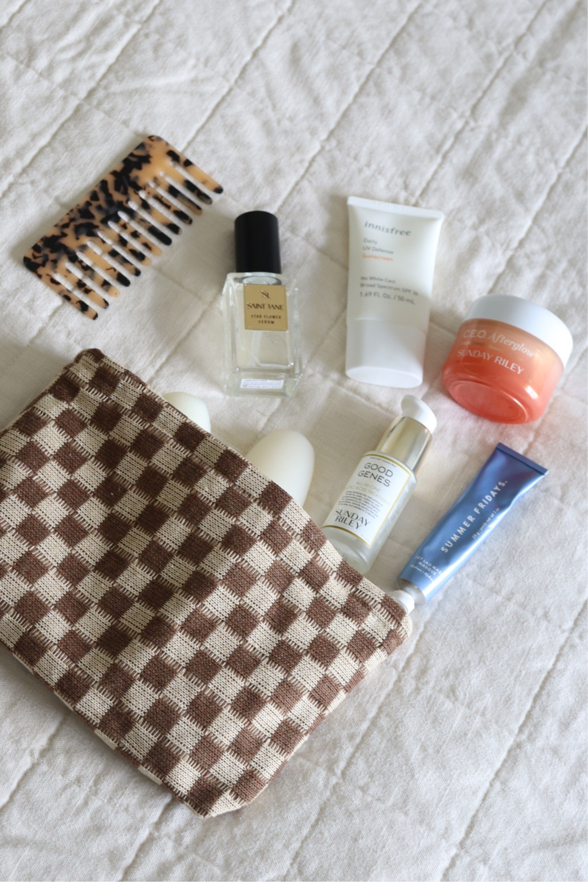 New toiletry bag for my trip + my go-to skincare products 🤎

#LTKtravel