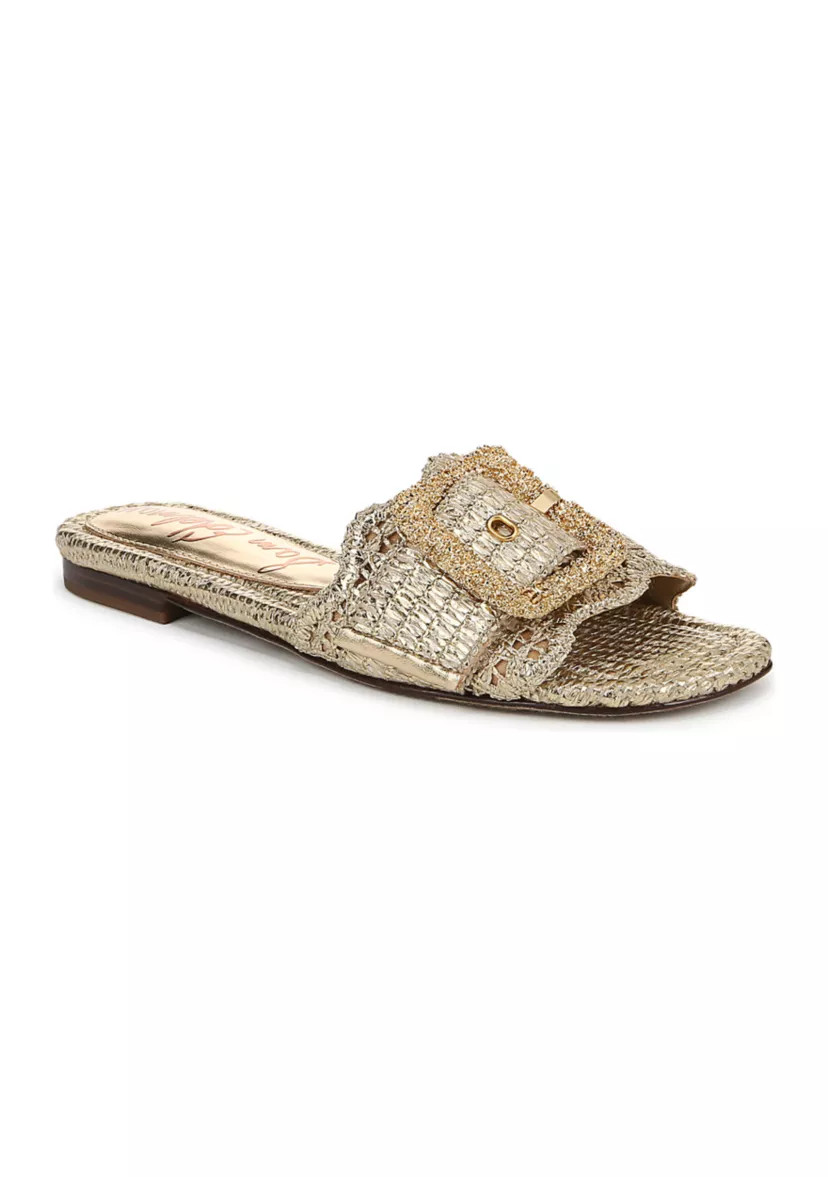 Bambi Raffia Slide Sandals | Belk