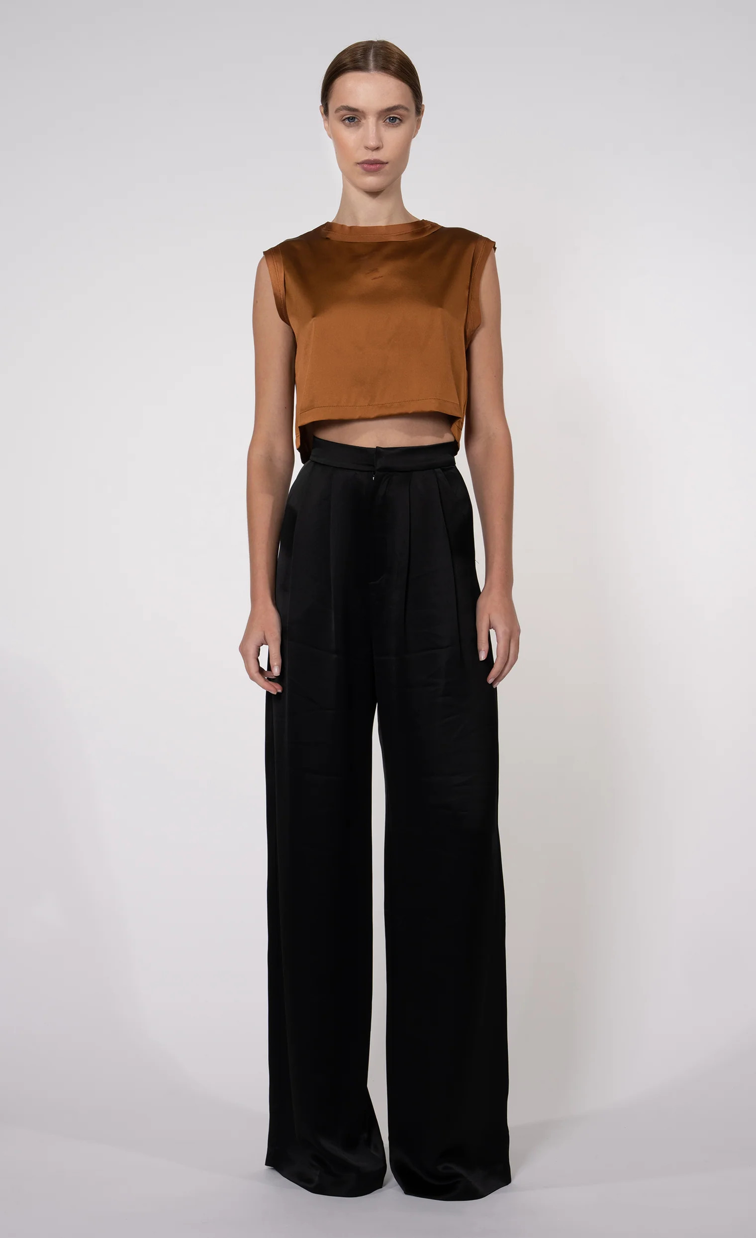 Mel Crop - Brown | Nonchalant Label