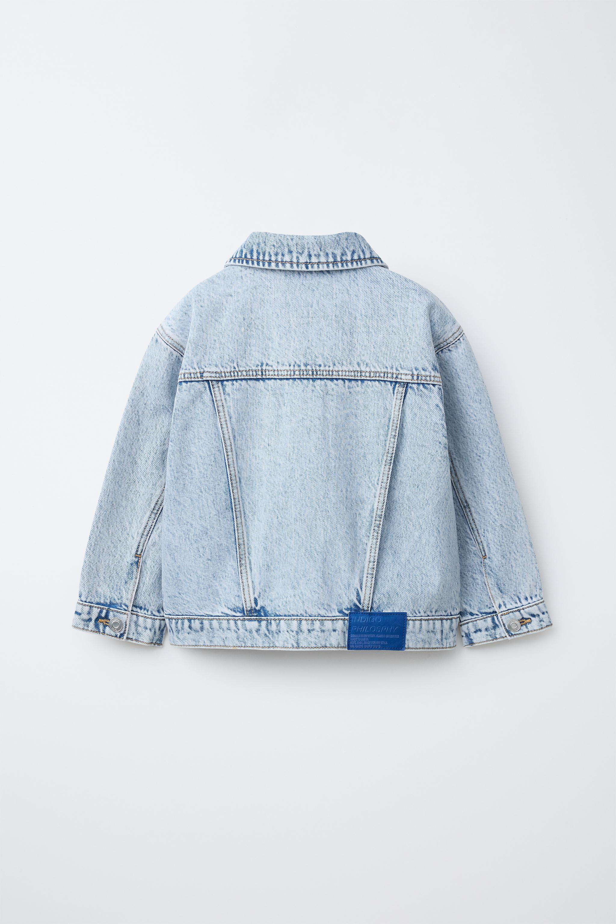 LABEL DENIM JACKET | Zara UK