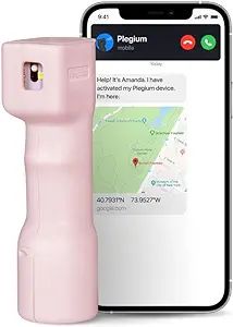 Plegium Smart Pepper Spray 5-in-1 (Pink) Free GPS Location Texts & Phone Calls, Opt Professional ... | Amazon (US)