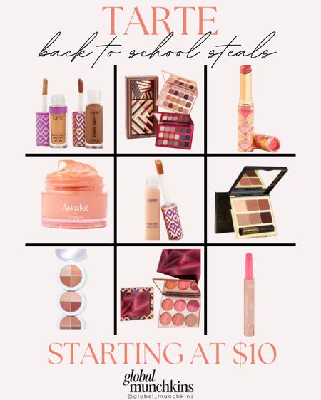 Tarte Back to school steals starting at $10 and free shipping! Your favorite concealer is only $19 and so many other great beauty products are on SALE!

#LTKsalealert #LTKover40 #LTKbeauty
