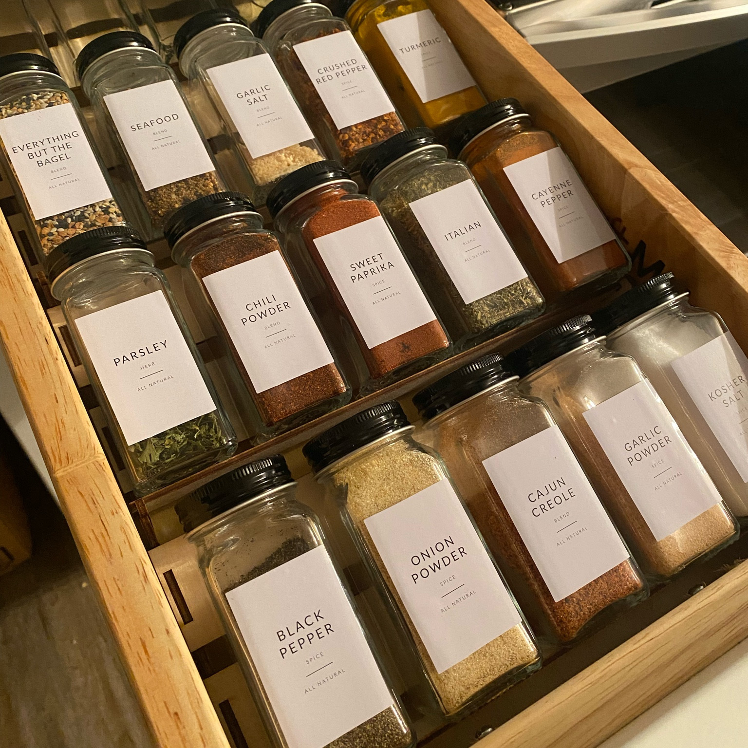 Spice Drawer 🌶

This was an ABSOLUTE must have for me when my husband and I moved into our new home! 

I always hated having to dig through a spice cabinet and never being able to find what I needed but this changed it all! 

I got all of these items off of Amazon! We gave almost had them for a full year now and they are still going strong! 

The original spice drawer tier I bought is now no longer available but the one linked below is very similar and more customizable to various drawer sizes!

#LTKunder100 #LTKhome