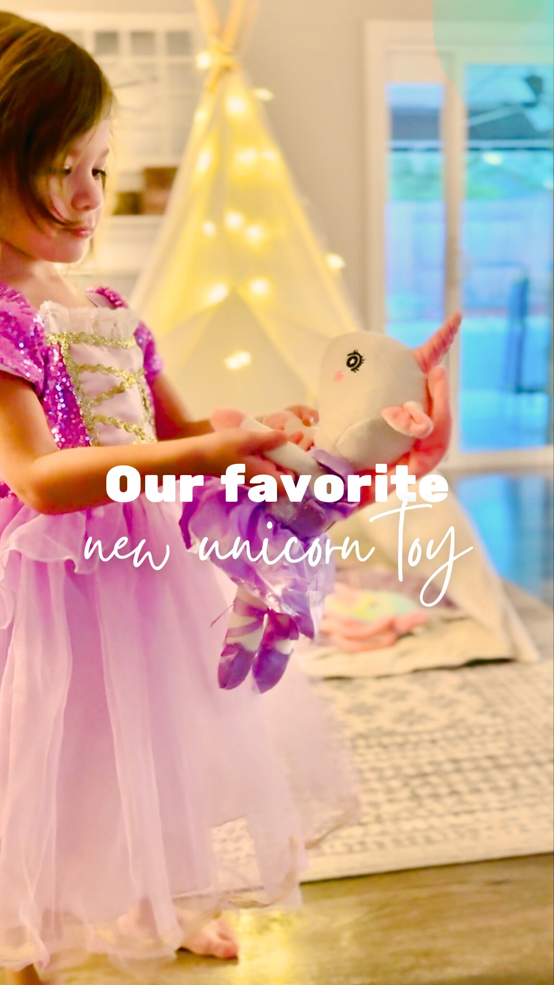 She saw the unicorn and instantly lit up — and that was it, I knew this toy was going everywhere with us.

The purple outfit? Obviously to match her princess dress so they could dance together. The pink ballet dress turned into a full recital — Addie even taught her unicorn a couple flips and turns. And the PJs? Well… apparently our new favorite toy doesn’t get a night off either. Straight to bed it went.

We haven’t put it down since the box opened. A BIG thanks to hahaland for the gift, it’s truly magical!

#unicorn #stuffedanimals #dance #hahaland #hahalandtoys #hahalandkids #kidstoys

#LTKKids #LTKFamily