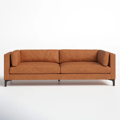Argan 93'' Full-Grain Genuine Italian Leather Sofa | Wayfair North America