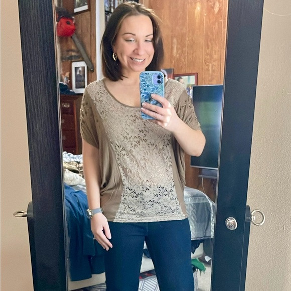 Daytrip lace and stud blouse | Poshmark