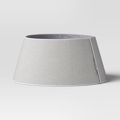 Christmas Roll Up Gray Boucle Tree Collar - Wondershop™ | Target
