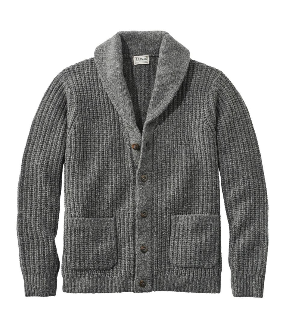 Men's L.L.Bean Classic Ragg Wool Sweaters, Cardigan | Sweaters at L.L.Bean | L.L. Bean