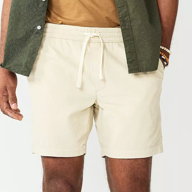 Men's Sonoma Goods For Life® 7" Corduroy Everyday Pull-On Shorts | Kohl's