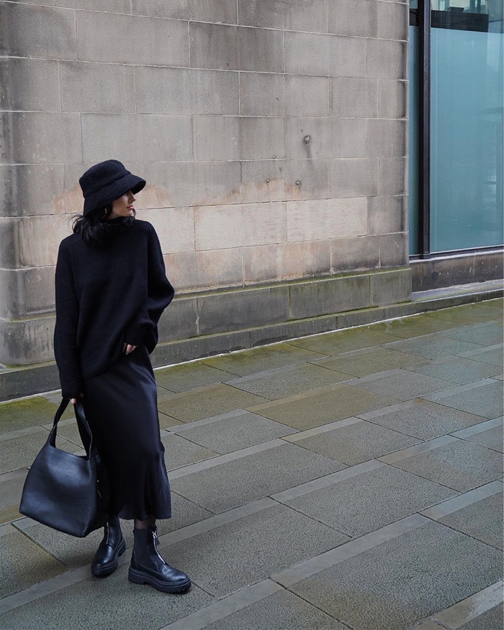 all in black & head to toe in marks and spencer 

the dress you need for winter, style it casually by wearing it as a skirt under a jumper, or make it festive with some sparkly sandals - an lbd is the perfect addition to a capsule wardrobe 

lbd by ghost v marks and spencer
bag by marks and spencer 
row dupe boots by marks and spencer 
borg hat by marks and spencer 
winter outfit 
casual style 
smart style 
capsule wardrobe 
aw22 outfit ideas 

#LTKfit #LTKSeasonal #LTKeurope