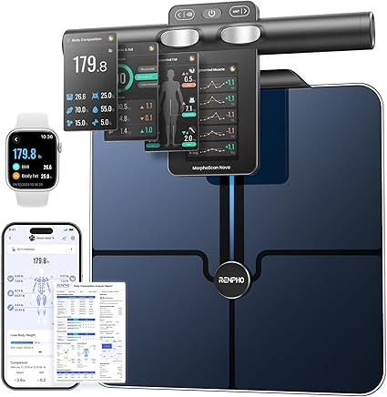 RENPHO Smart Scale for Body Weight, 8-Electrode Body Composition Scale with BMI, Body Fat, Muscle... | Amazon (US)