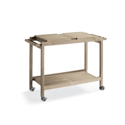 Alina Teak Bar Cart Tailored Cover | Frontgate | Frontgate