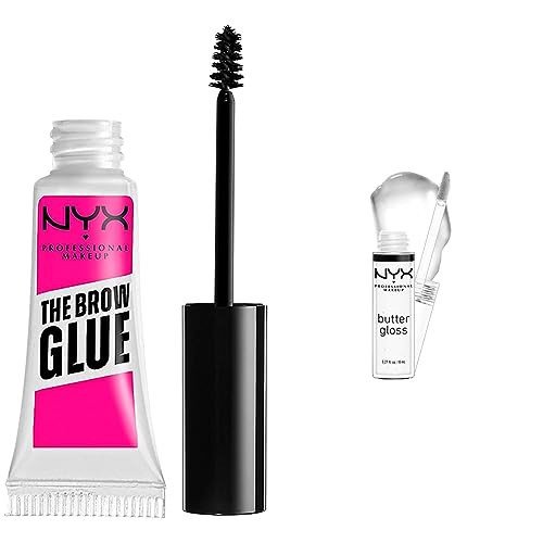 NYX PROFESSIONAL MAKEUP The Brow Glue and Butter Gloss Bundle | Amazon (US)