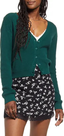 BP. Ribbed Cotton Blend Cardigan | Nordstrom | Nordstrom Canada