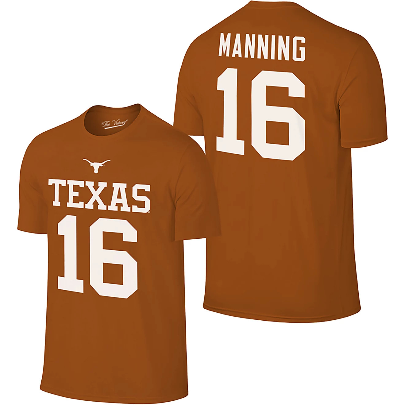 WILDCAT RETRO Kids' Arch Manning Texas Longhorns Name and Number Short Sleeve T-shirt | Academy Sports + Outdoors