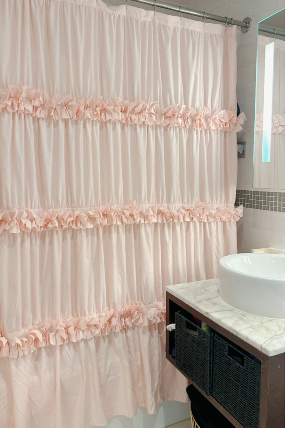 Amazon shower curtain in our NYC apartment!!🚿

#LTKhome #LTKfindsunder100 #LTKfindsunder50