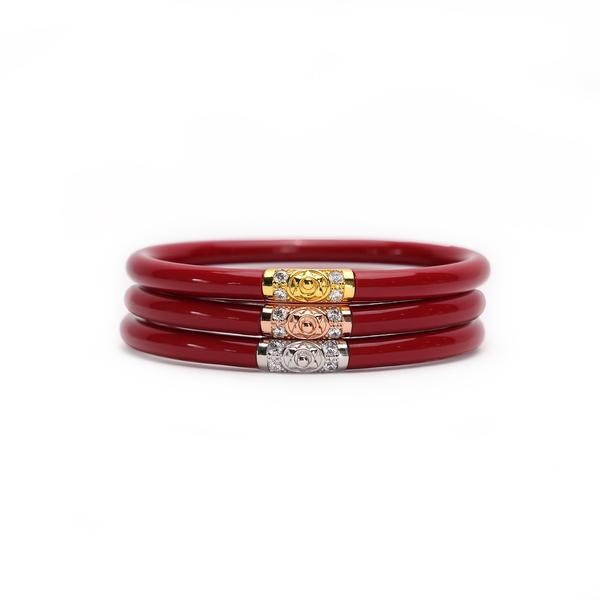Three Kings All Weather Bangles® (AWB®) - Red | BuDhaGirl