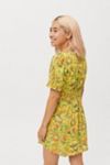 UO Bettie Twist-Front Mini Dress | Urban Outfitters (US and RoW)