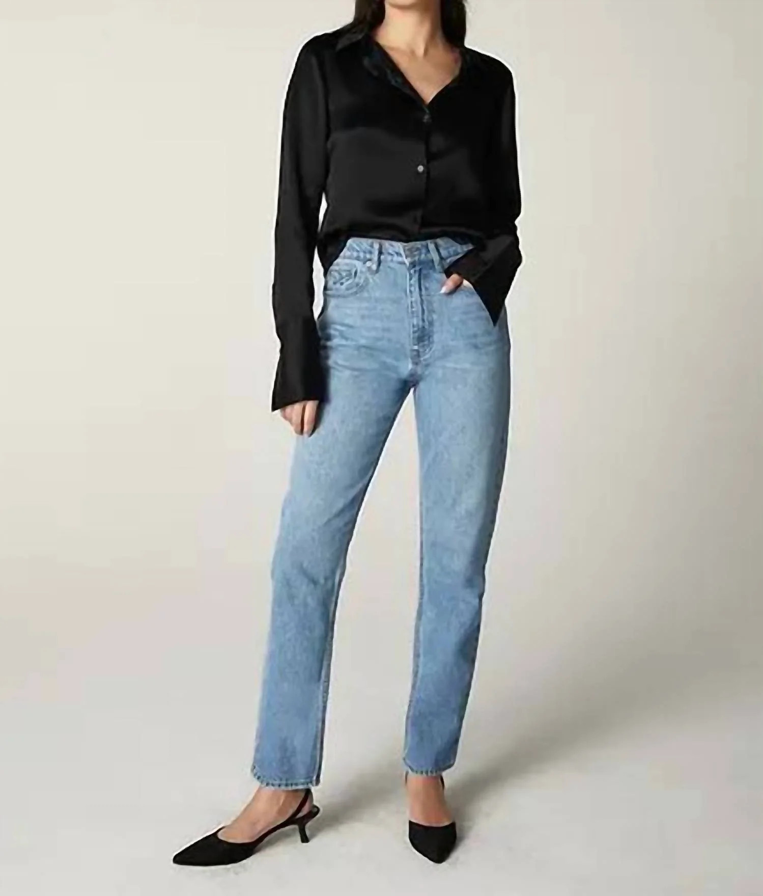 Sloane High Rise Cigarette Jeans In Miracle Mile | Shop Simon