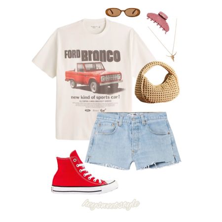 Casual summer outfit with red high-tops 🍒🥤🍓❤️🌶️

#LTKunder100 #LTKFind #LTKSeasonal