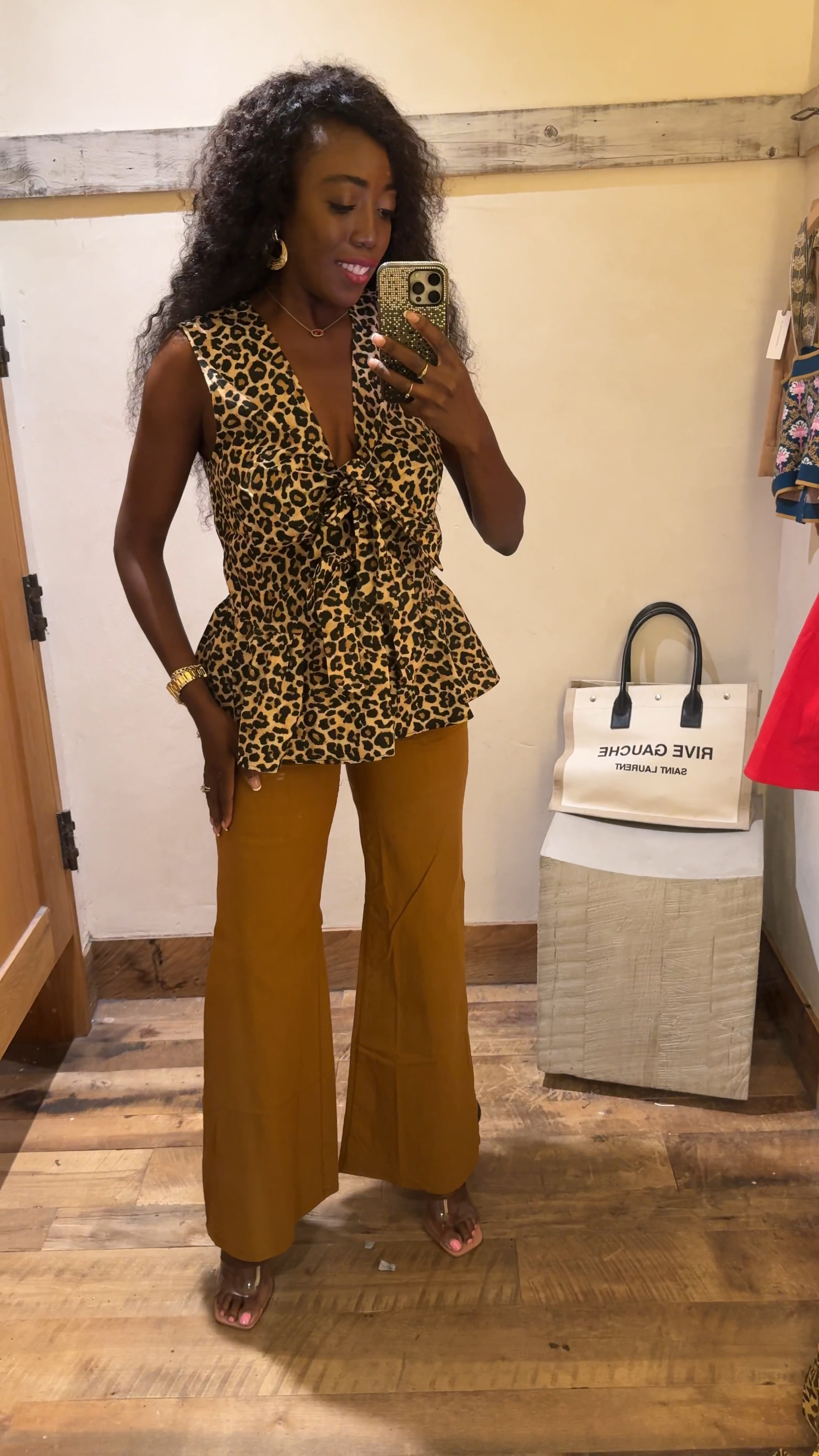 Came across this cute leopard print top. Has front bows and zipper closure on the back. It’s a peplum style and true to size. I’m wearing a size small. 

Fall Outfit, Leopard Print, 
#Ootd #FallOutfit 


#LTKVideo #LTKSeasonal #LTKOver40
