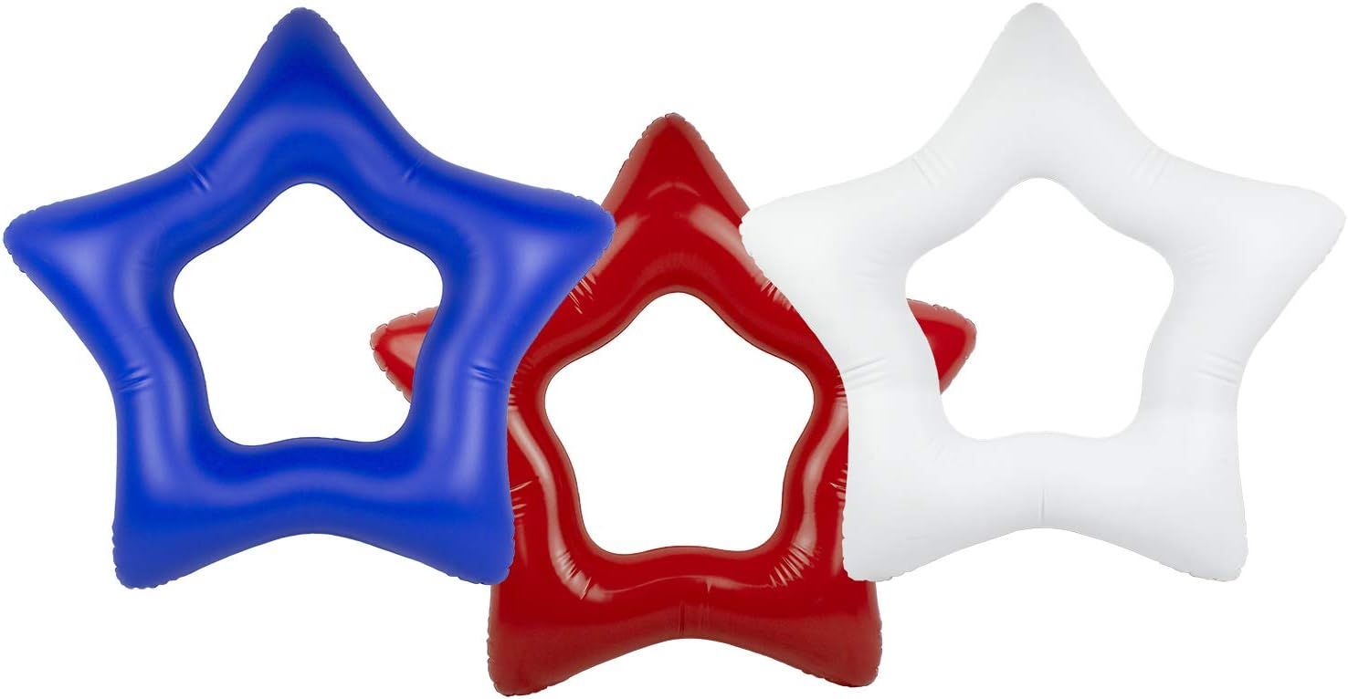 Poolmaster 87131 36" American Stars Swimming Pool Float Tubes, 3 Pack, Multicolor | Amazon (US)