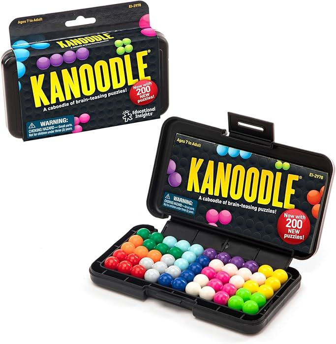 Educational Insights Kanoodle 3D Brain Teaser Puzzle for Ages 7+ Brain Games for Kids and Adults,... | Amazon (US)