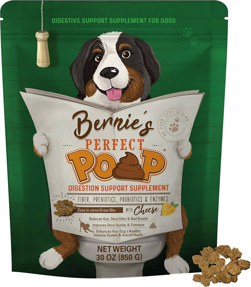 Perfect Poop Digestion & General Health Supplement for Dogs: Fiber, Prebiotics, Probiotics & Enzy... | Amazon (US)