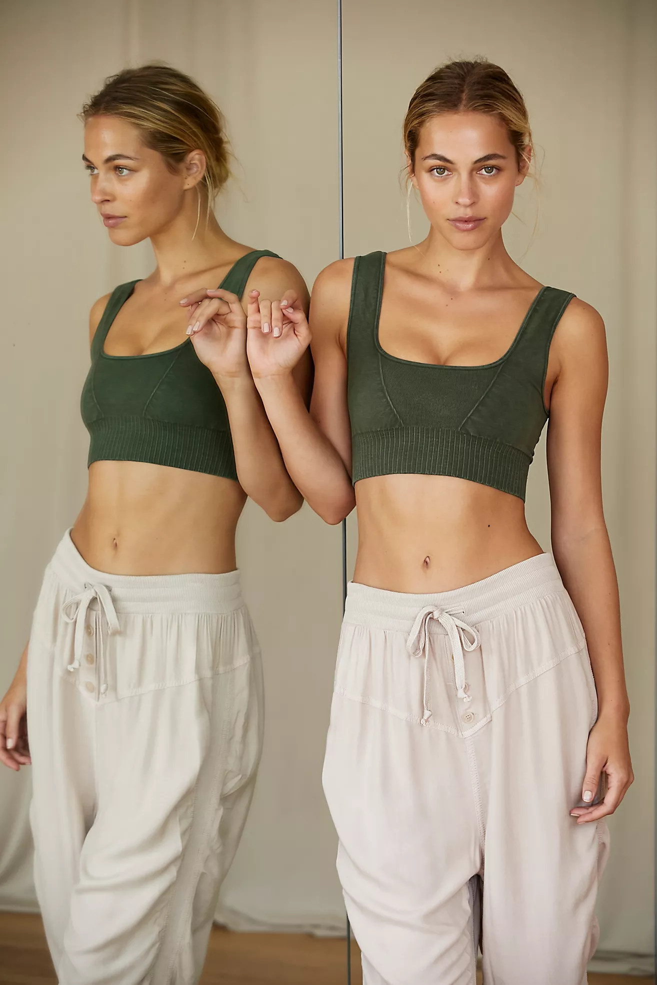 Good Karma Square-Neck Bra | Free People (Global - UK&FR Excluded)