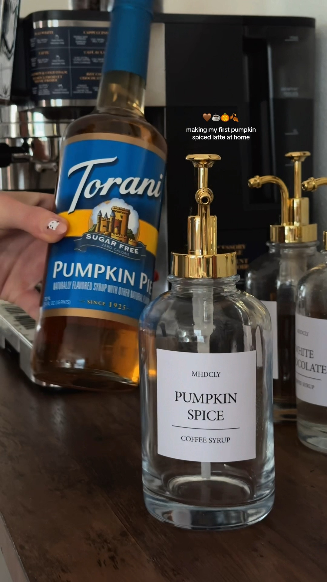 12/10 so good 🤤🤎☕️ #coffeebar #coffeeaccessories #pumpkinspicedlatte

#LTKHome #LTKHalloween #LTKSeasonal