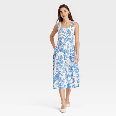 Women's Corset Midi A-Line Dress - A New Day™ | Target
