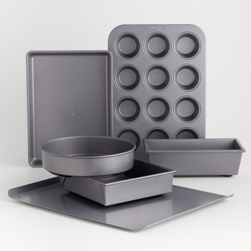 Calphalon Premier Countertop-Safe Bakeware, 6-Piece Set + Reviews | Crate & Barrel | Crate & Barrel