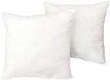 Cozy Bed Square Insert (Set of 2) Pillow, 20x20 Inches, White | Amazon (US)