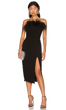 LIKELY Midi Desi Dress in Black from Revolve.com | Revolve Clothing (Global)
