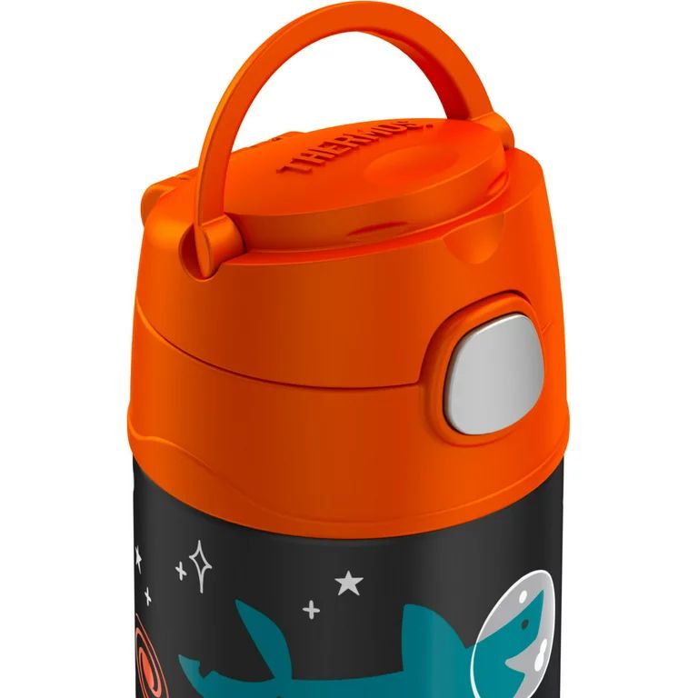 Thermos Kids Stainless Steel Vacuum Insulated Funtainer Straw bottle, Space Party, 12oz - Walmart... | Walmart (US)